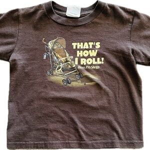 Bass Pro Shops Kids T-Shirt - Brown with Graphic